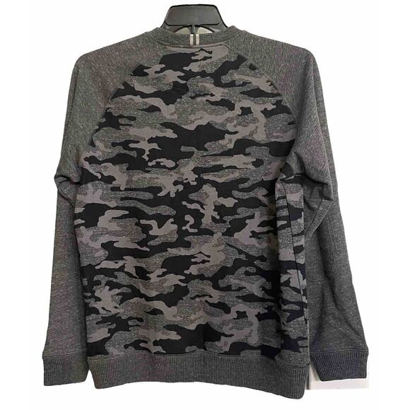 Robert Graham Sweater Camo Elbow Patches Crew Neck‎ Men’s Medium - Picture 2 of 9